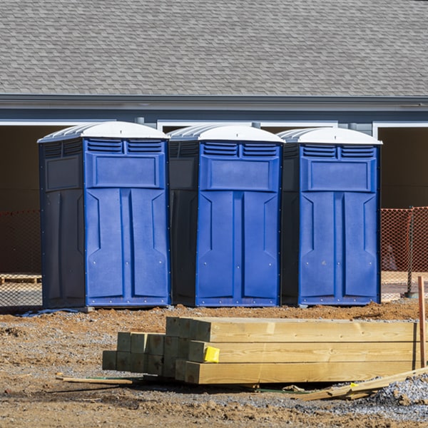 how do you ensure the porta potties are secure and safe from vandalism during an event in Hazard